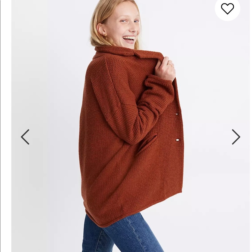 Madewell Textured Blazer Sweater